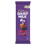 Cadbury Fruit & Nut Chocolate Slab 80g